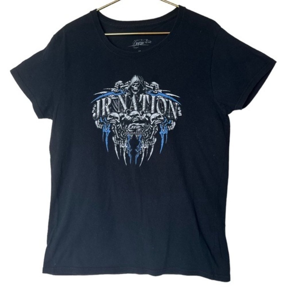 NASCAR women’s JR Motorsports Black Short Sleeve Graphic Tee medium